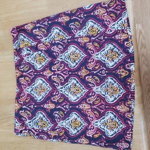 J. Crew Paisley Skirt